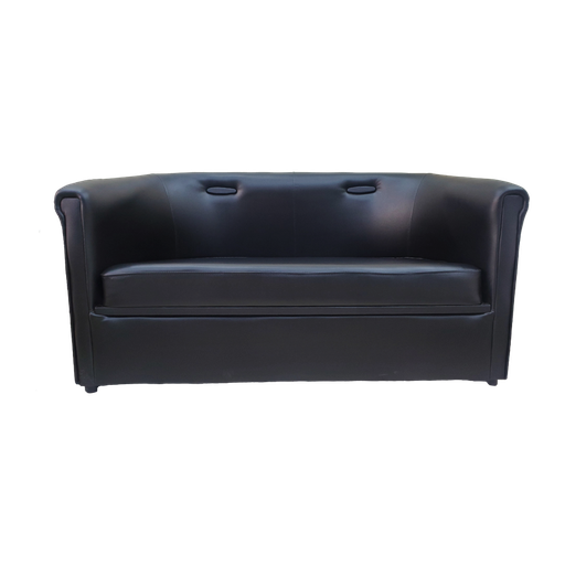 [AD004] Fauteuil Cuir 2 Places Noir