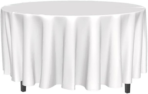 [DD17] Nappe Table Ronde/BLANC (2.35M)